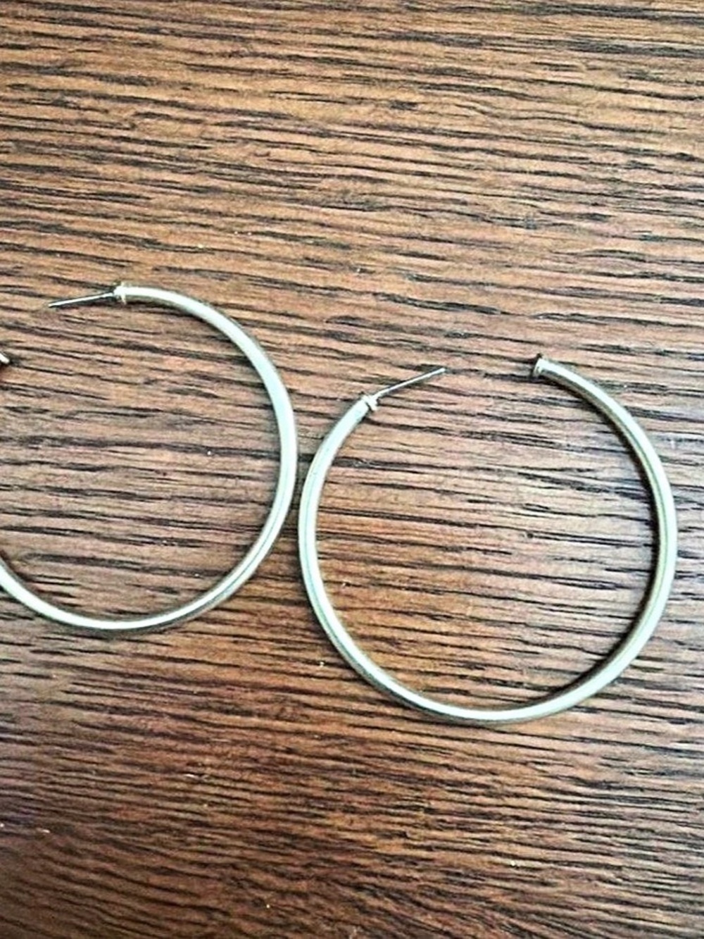 Silver Hoop Earrings